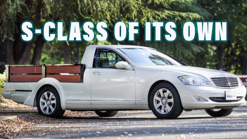  Custom Mercedes S-Class Pickup Looks Perfect For Pig Farmers With Posh Taste