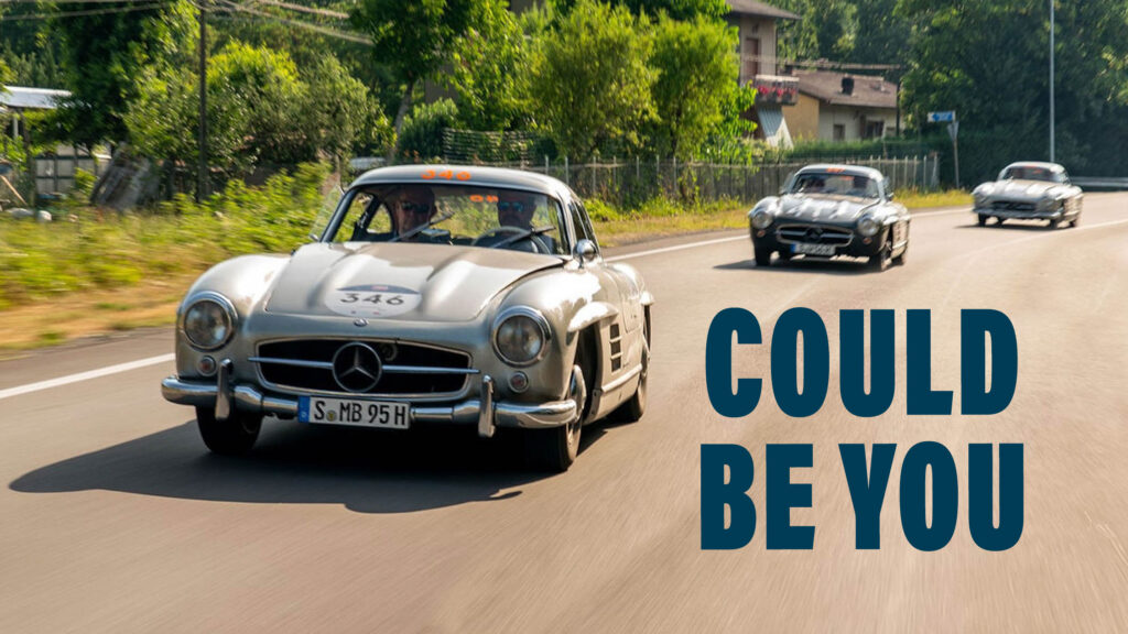  Would You Pay $162k To Race A 300 SL Gullwing On The Mille Miglia?