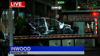 Fiery Lamborghini Crash In Manhattan Leaves One Dead, Two Injured
