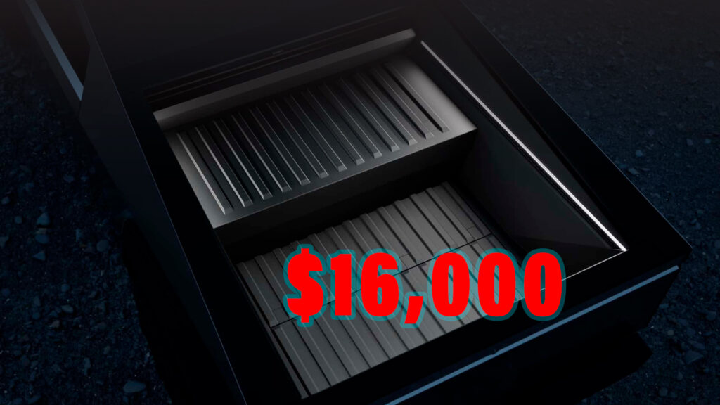  Tesla Cybertruck’s Range Extender Battery Is A $16,000 Option, May Weigh 600 Lbs