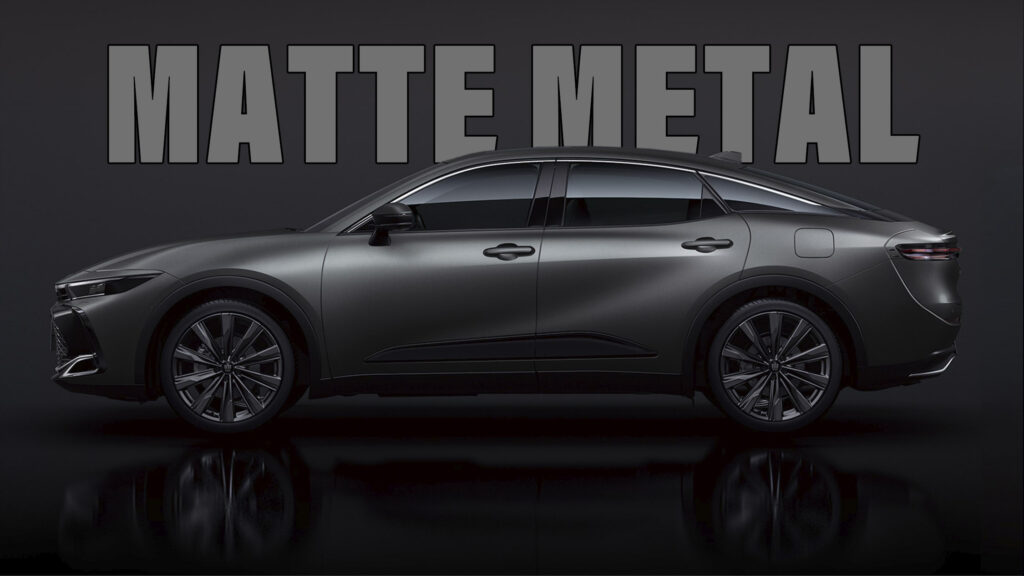  Toyota Crown “Matte Metal” Limited Edition Has A Special Paint That Is Easy To Maintain