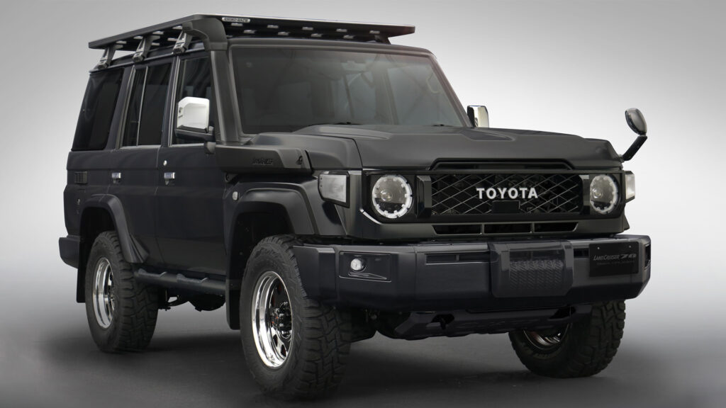  Matte Black Toyota Land Cruiser 70 Is Coming To The Tokyo Auto Salon