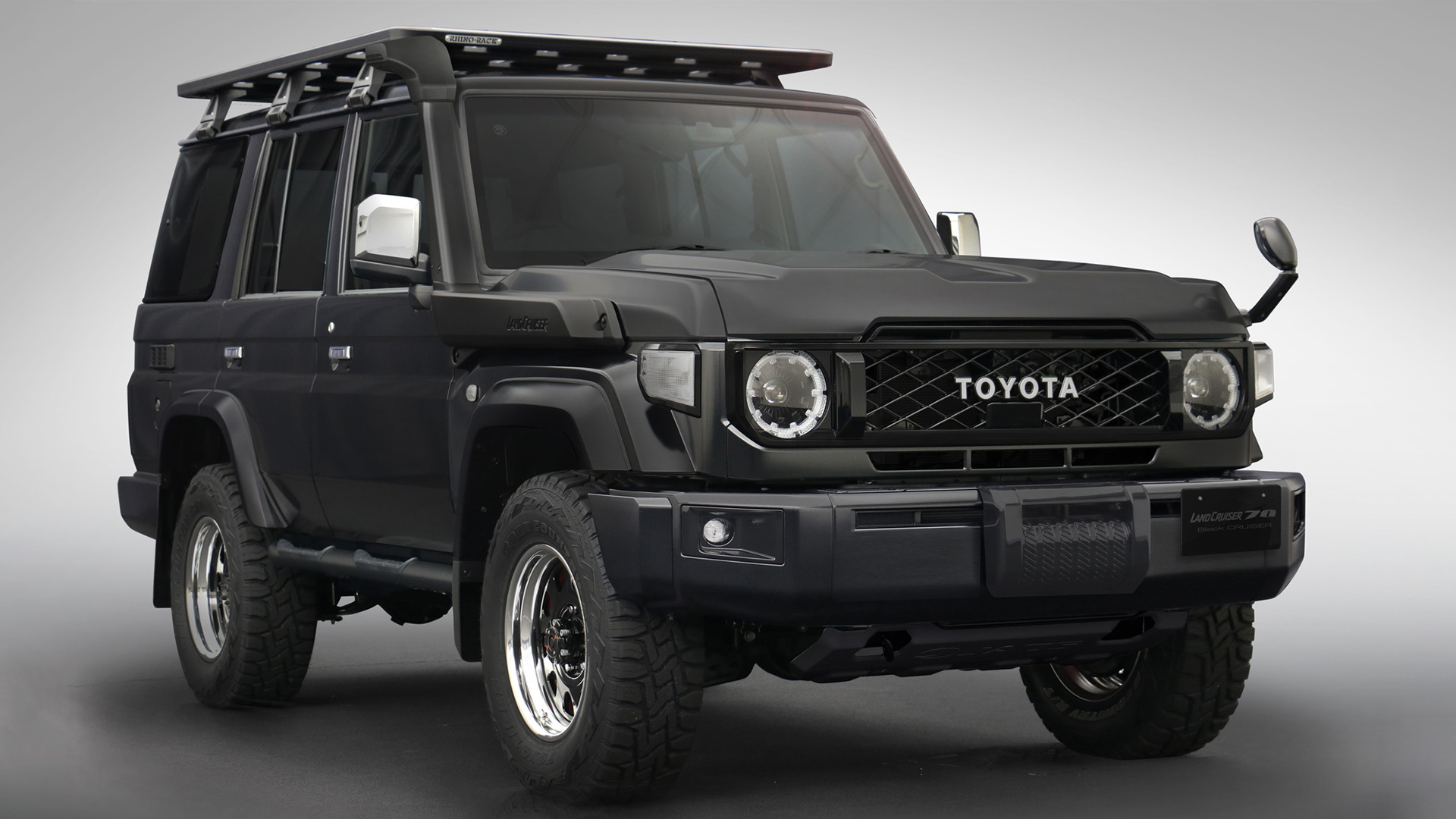 Matte Black Toyota Land Cruiser 70 Is Coming To The Tokyo Auto