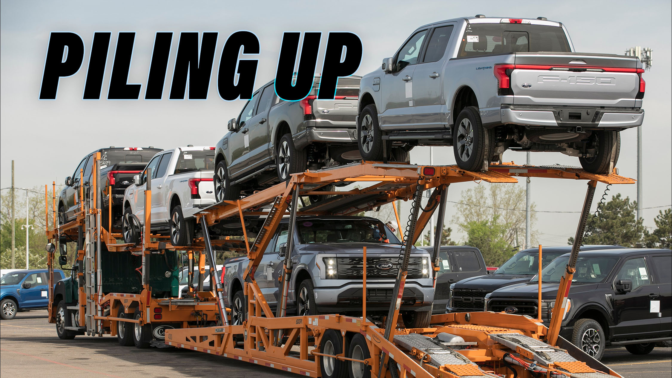 U.S. Dealer EV Inventories Have Doubled, No Wonder Automakers Are Scaling Back Production