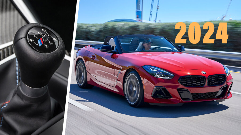  BMW Z4 M40i Finally Gets A 6-Speed Manual, A Year After Its Supra Sister