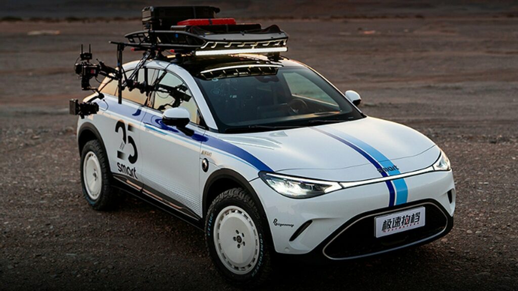  Smart #3 EV Puts On Off-Road Gear To Conquer The Gobi Desert