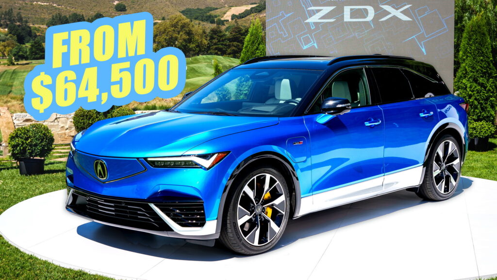  The $65k Acura ZDX Makes The Cadillac Lyriq Look Like A Bargain