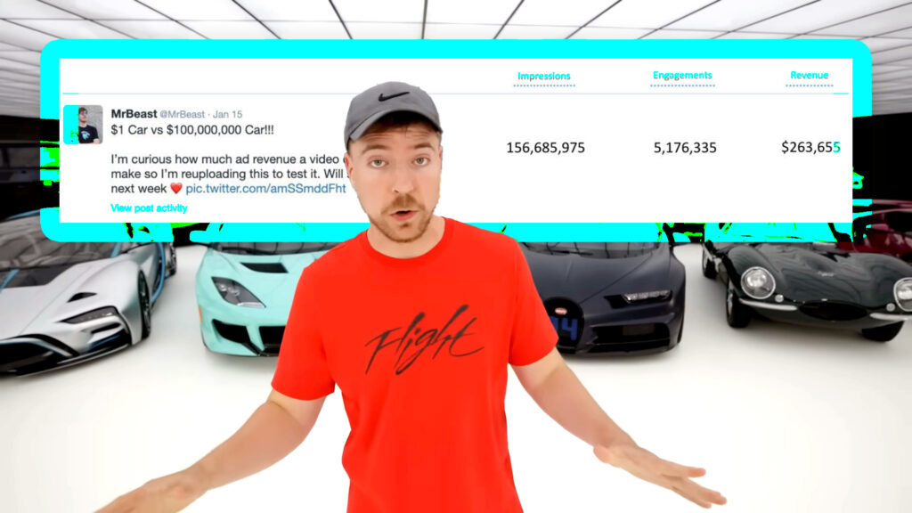  MrBeast Makes $260,000 On Elon Musk’s X With A Car Video After 161 Million Views