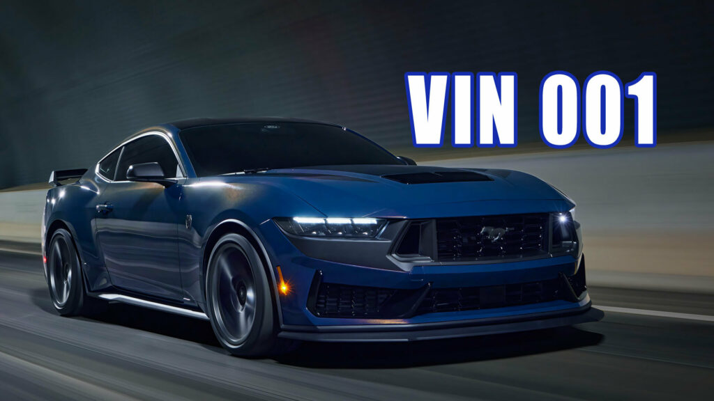  First 2024 Ford Mustang Dark Horse Being Auctioned For Charity