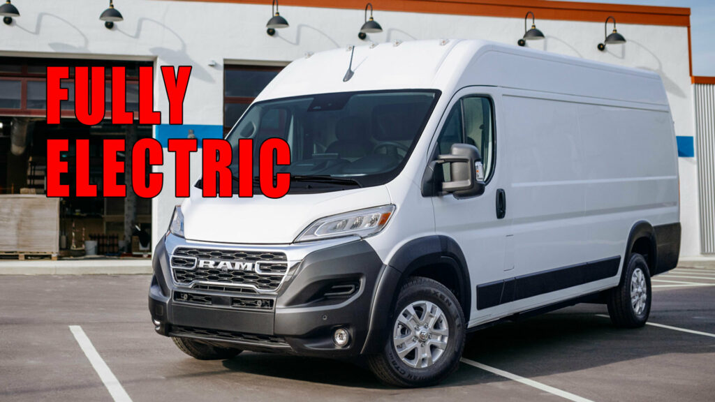  2024 Ram ProMaster EV Debuts With 162 Mile Range And Best-In-Class Cargo Room