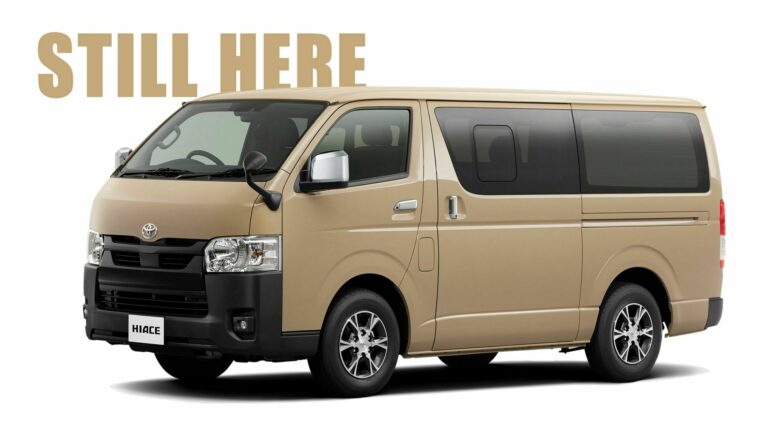 20-Year-Old Toyota HiAce Soldiers On In Japan With Minor Updates