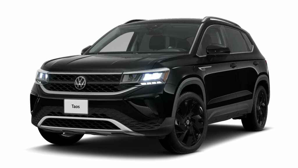  VW Taos SE Black Starts At $30k, Facelift Coming For 2025