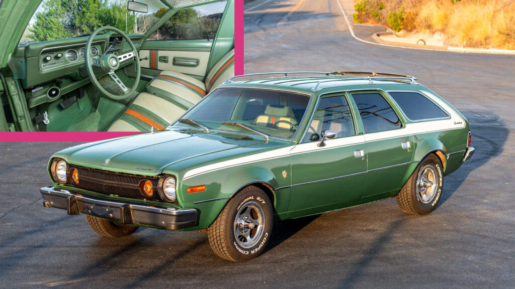  AMC Hornet Sportabout Has A 5.9L V8 And A Wild Gucci Interior