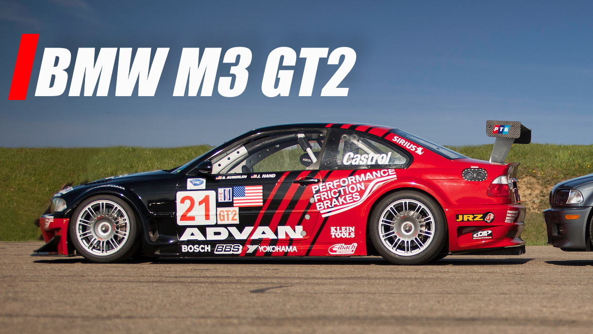 Disfruta con nosotros del coche de carreras BMW E46 M3 GT2