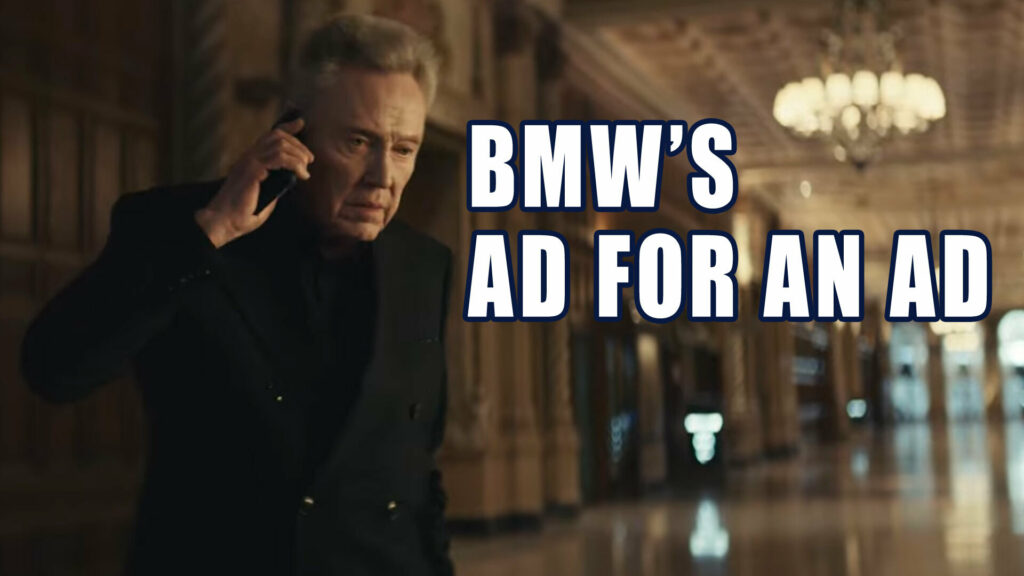  More Cowbell? BMW Enlists Christopher Walken For Super Bowl Ad