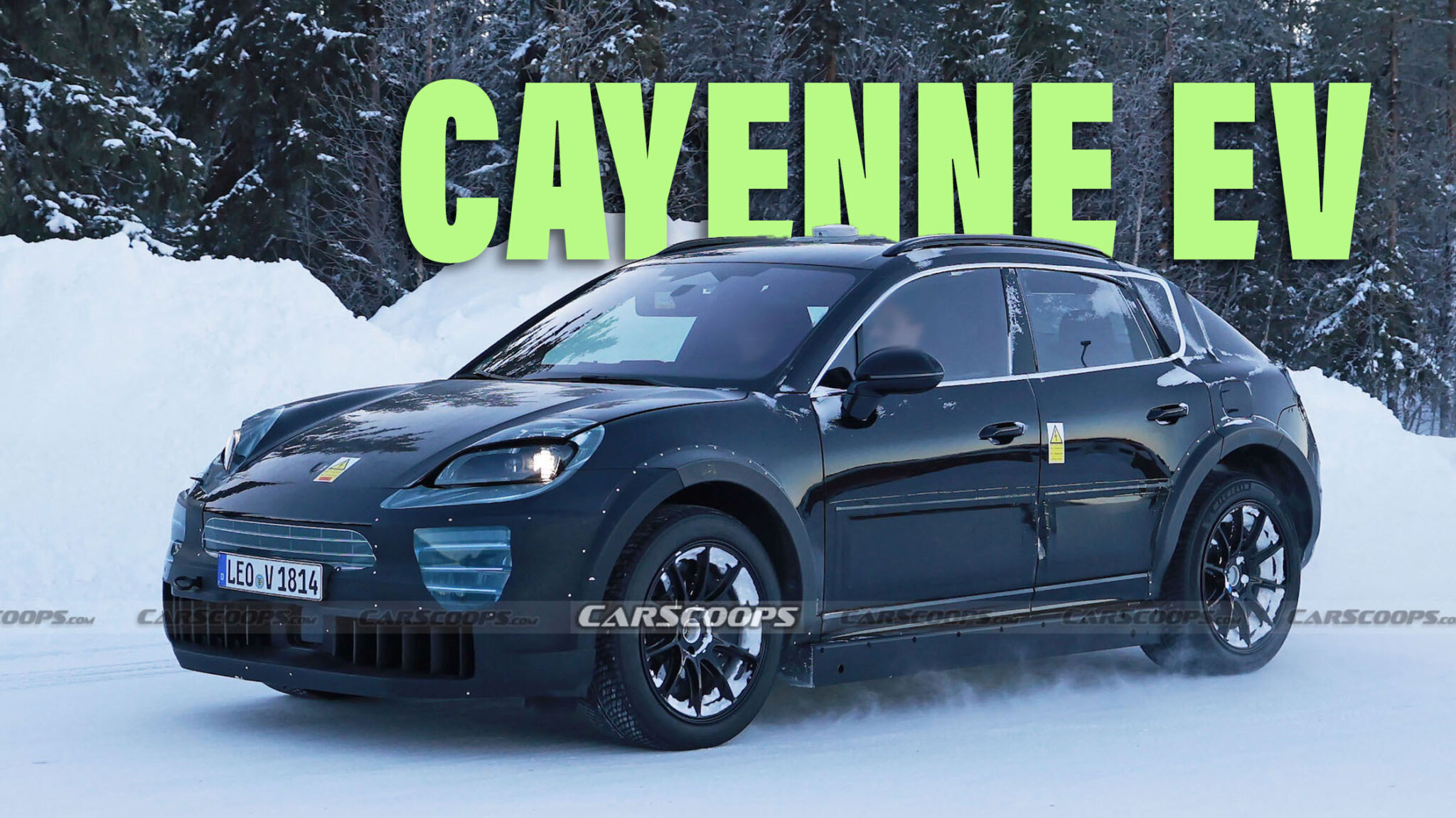  Here’s The 2026 Porsche Cayenne EV Hiding Under The New Macan EV Motiv 