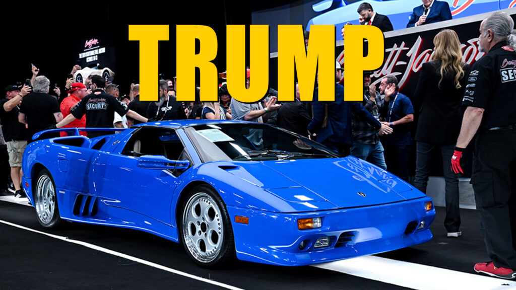  Donald Trump’s Old Lamborghini Diablo Sold For $1.1M Setting New Record