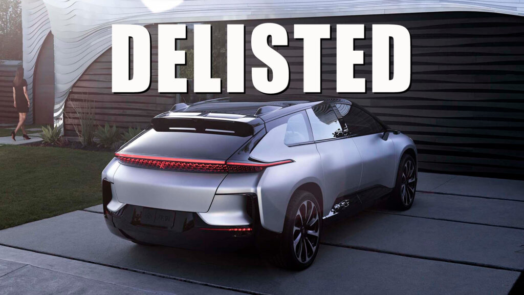  Faraday Future At Risk Of Being Delisted From Nasdaq