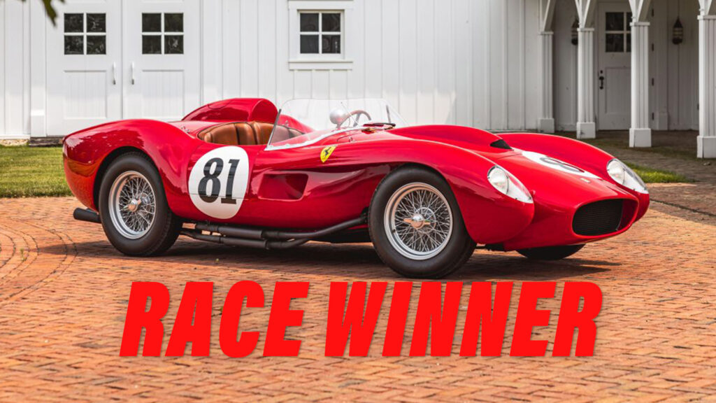  Race-Winning 1958 Ferrari 250 Testa Rossa Could Sell For A Record Breaking Price