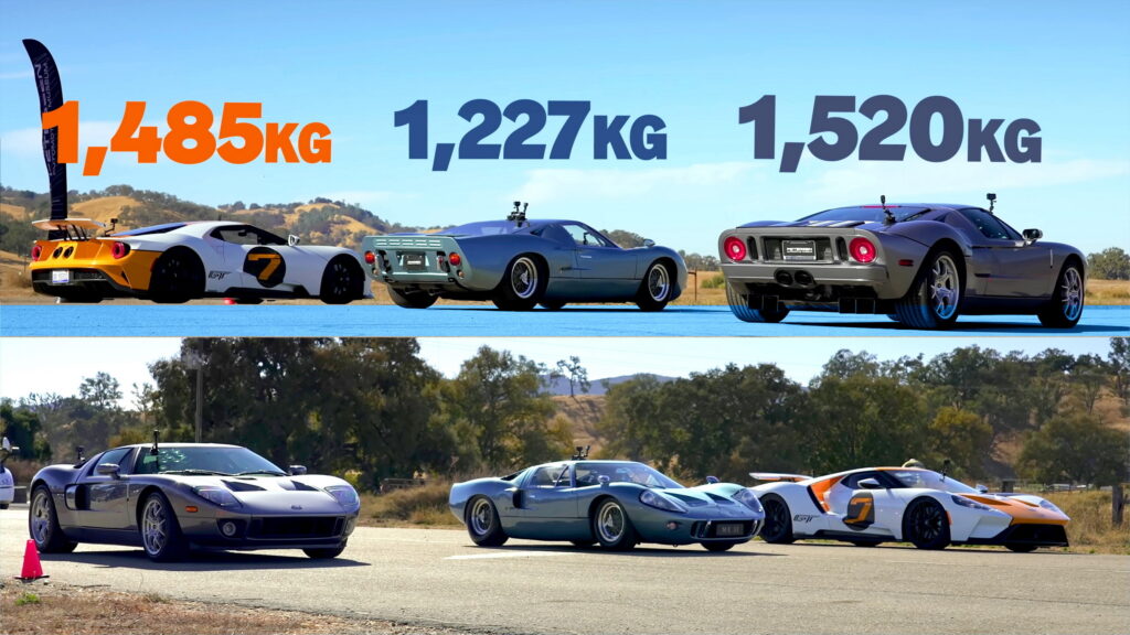  Drag Racing Every Ford GT Generation Shows Just How Far Technology’s Come In 50 Years