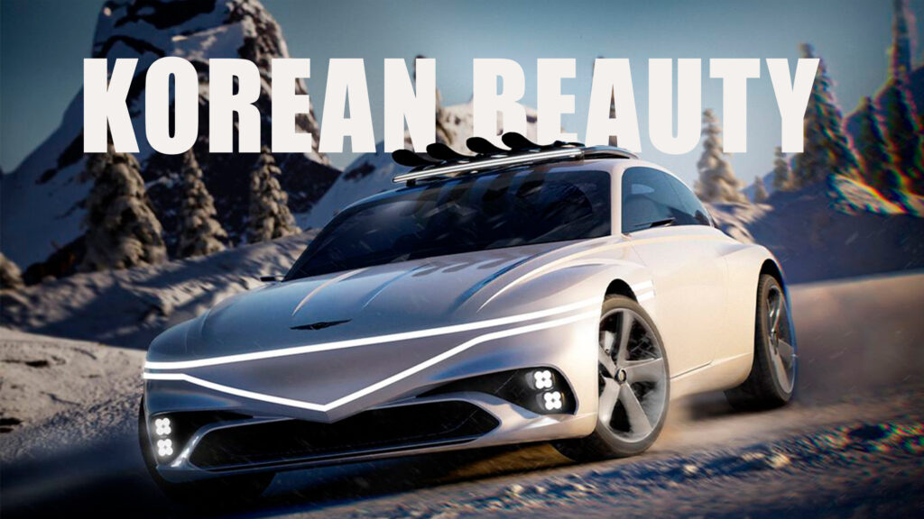  The Genesis X Speedium Coupe Poses As The Ultimate EV For Winter Adventures