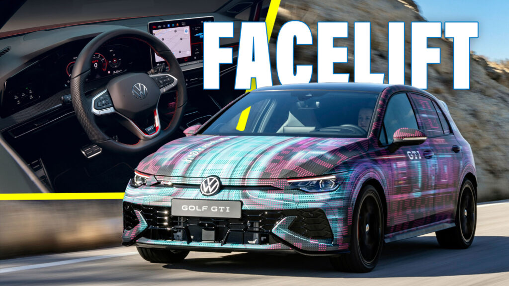  2025 VW Golf Facelift Teased For CES With Hard Buttons And More