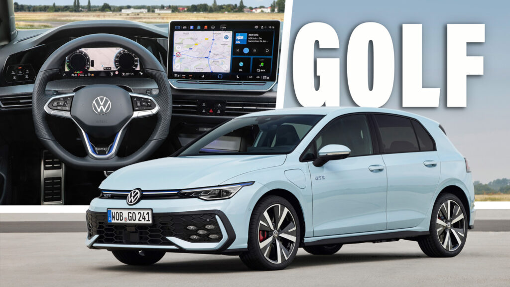  Final ICE VW Golf Debuts With Buttons, More Power And Massive PHEV Range Boost
