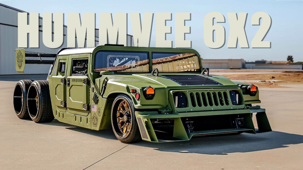 Hellcat-Powered 6×2 Humvee May Struggle On Speed Bumps But It’ll Look Epic Doing It