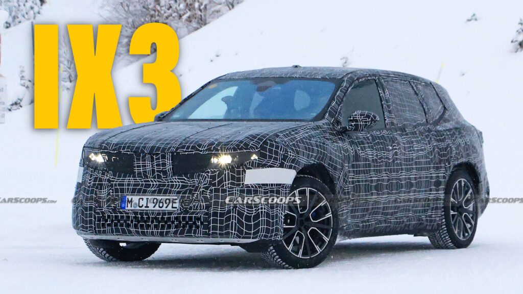  BMW iX3 Electric SUV Prototype Welcomes The Neue Year