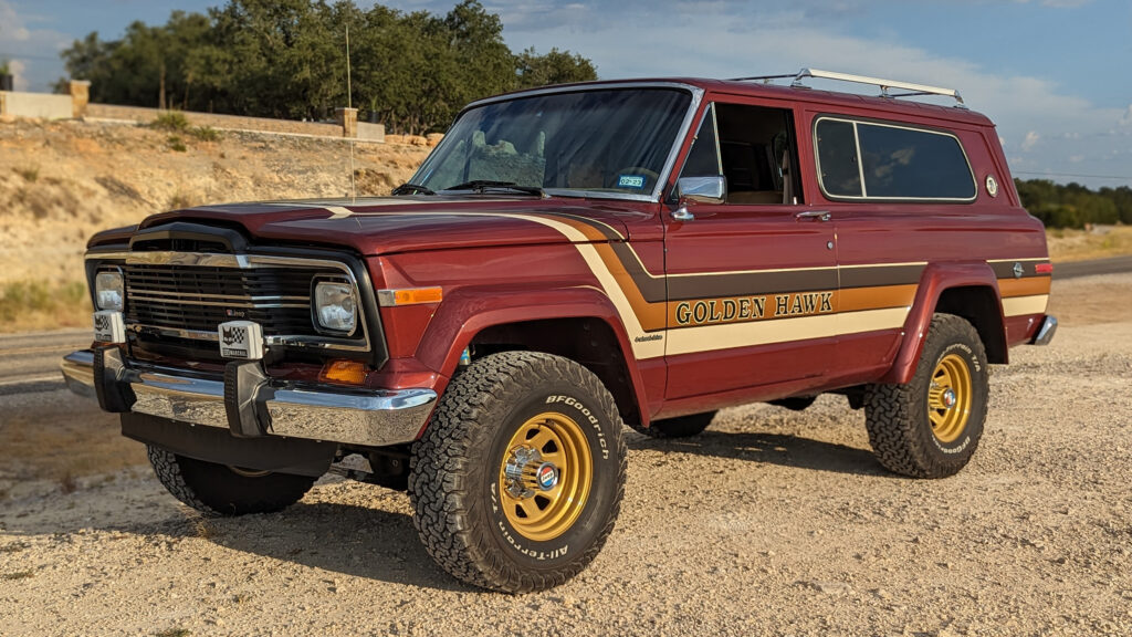  Jeep Cherokee Golden Hawk Brings 1980s Style Into The Modern World
