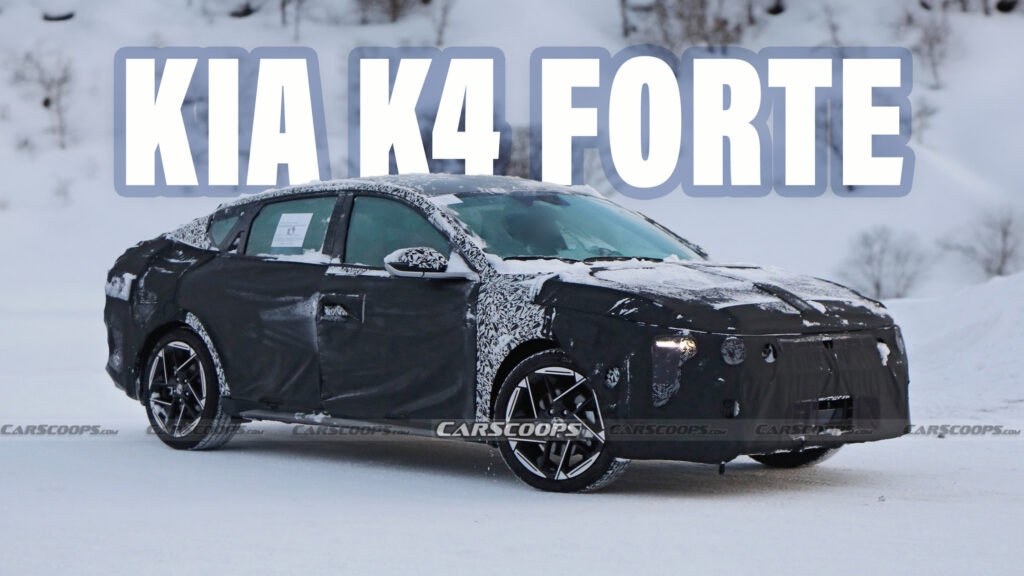  Slinky Kia K4 Sedan Shows Off Coupe-Style Lines, Should Be Here In Mid-2024