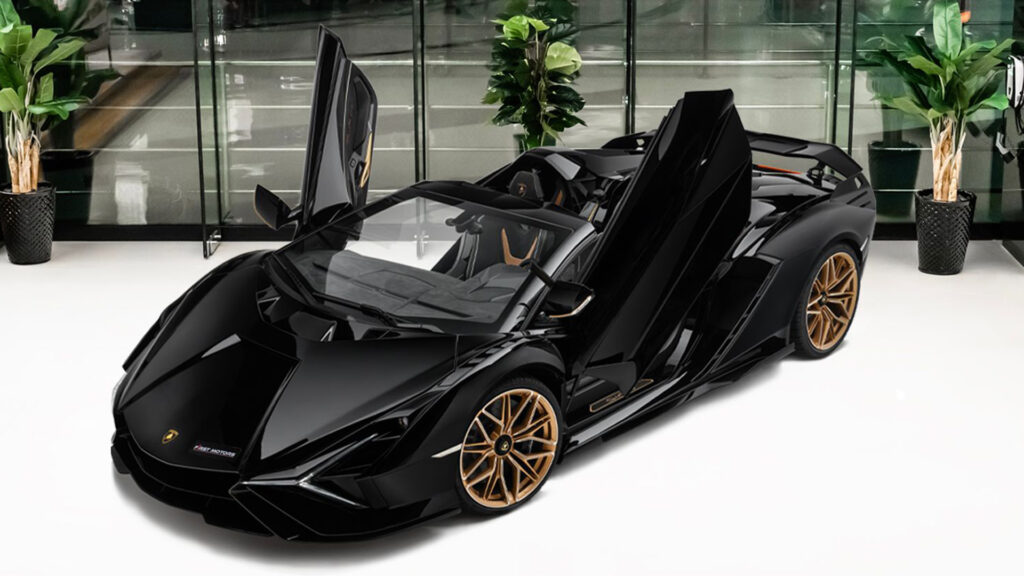  This Rare Lamborghini Sian Roadster Is Perfect For A Rich Oil Tycoon