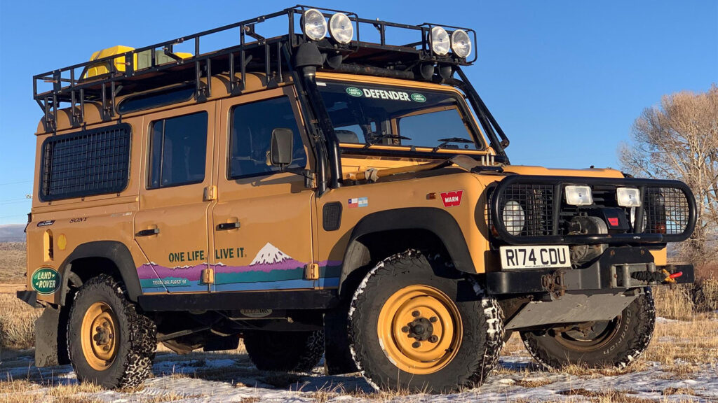  You Could Own A Land Rover Defender From The 1998 Camel Trophy
