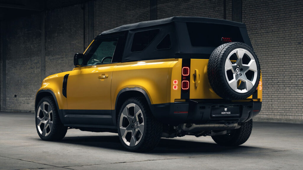  Heritage Customs Builds Land Rover Defender Convertible, Charges $92k For The Job
