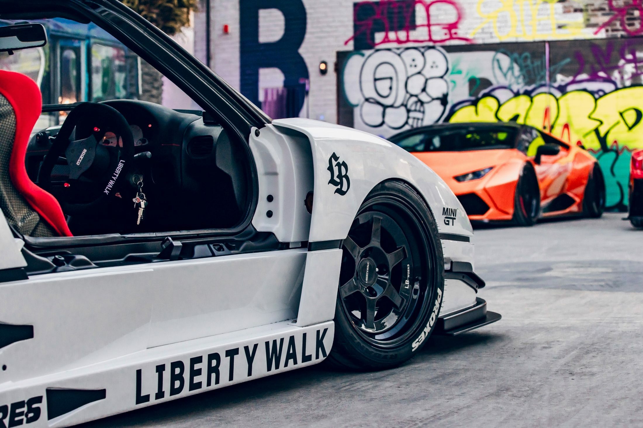 Liberty Walk Turns Autozam AZ-1 Kei Car Into A Cute Ferrari F40