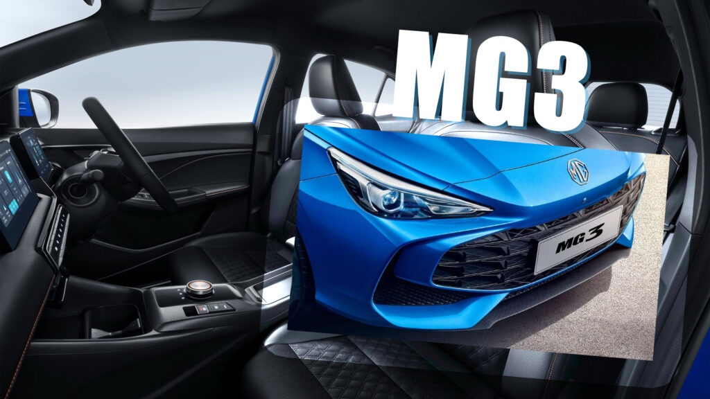  2024 MG3 Teases Interior With Dual Screens Ahead Of Geneva Motor Show Premiere