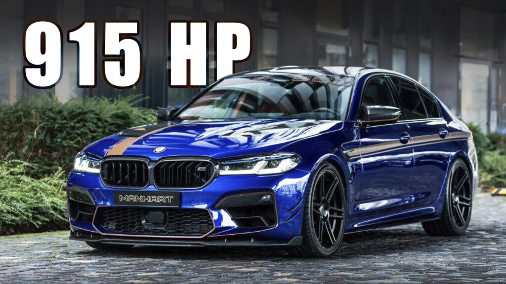  Beefed-Up BMW M5 With 915 HP Is Manhart’s Most Powerful Yet