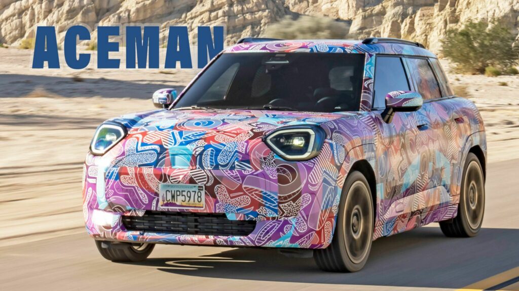 Mini Aceman EV Flaunts Its Crossover Stance Before April 24 Debut