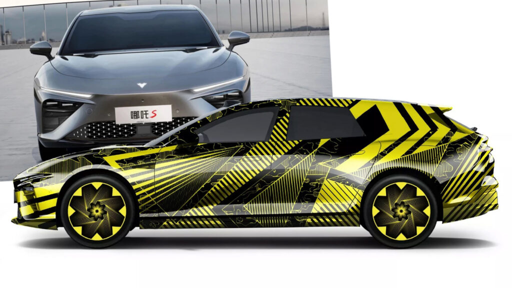  Nezha Teases New Electric Wagon To Challenge Tesla And VW