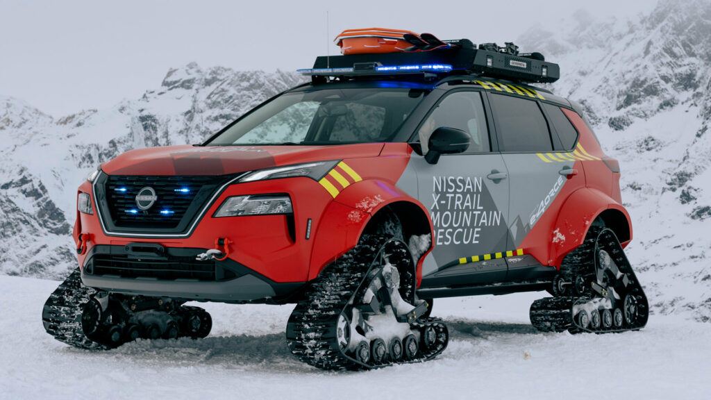  Nissan X-Trail Mountain Rescue Concept Is The Ultimate Cold Weather Ambulance