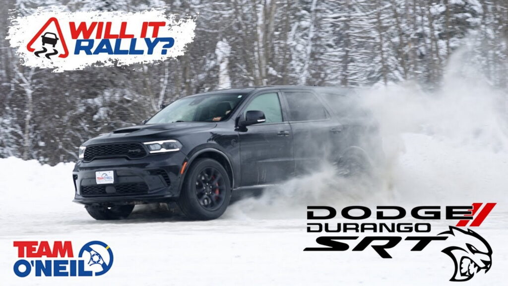  The Dodge Durango SRT Hellcat Is A Better Rally Car Than It Has Any Right To Be