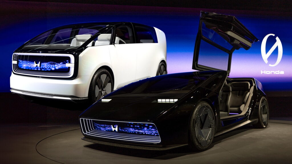  Honda’s Wedge-Tastic Saloon Concept Hints At A 2026 Production EV