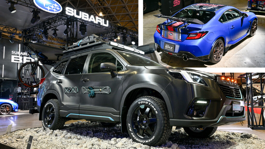  Subaru Brings Racers And Modded Street Cars To Tokyo Auto Salon