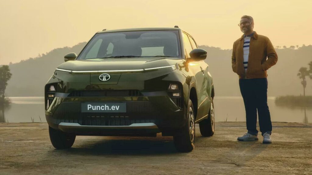  Tata Punch EV Debuts In India With A Redesigned Face And A New Platform