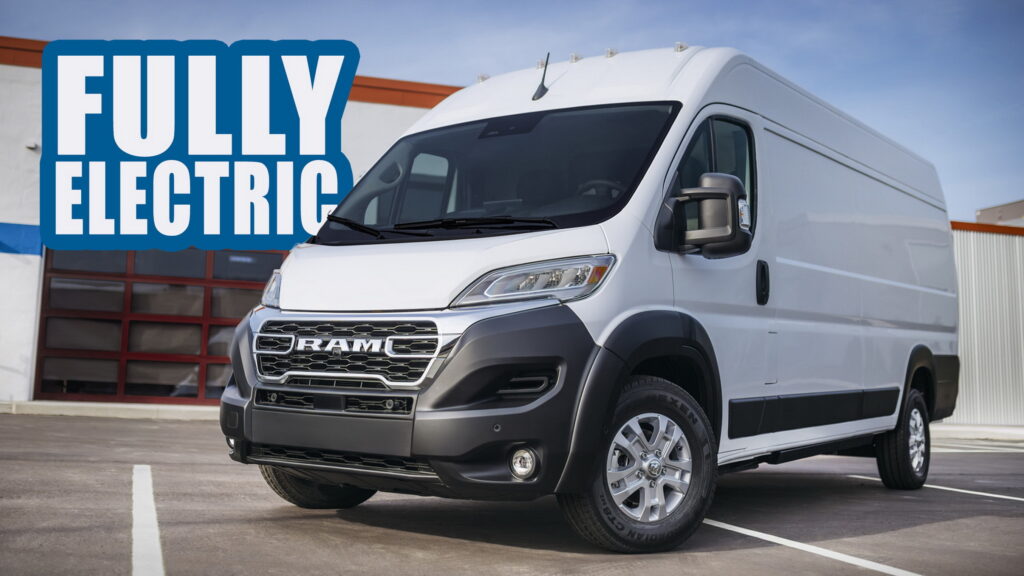  2024 Ram ProMaster EV Charges Ahead With 162 Mile Range And Tons Of Space