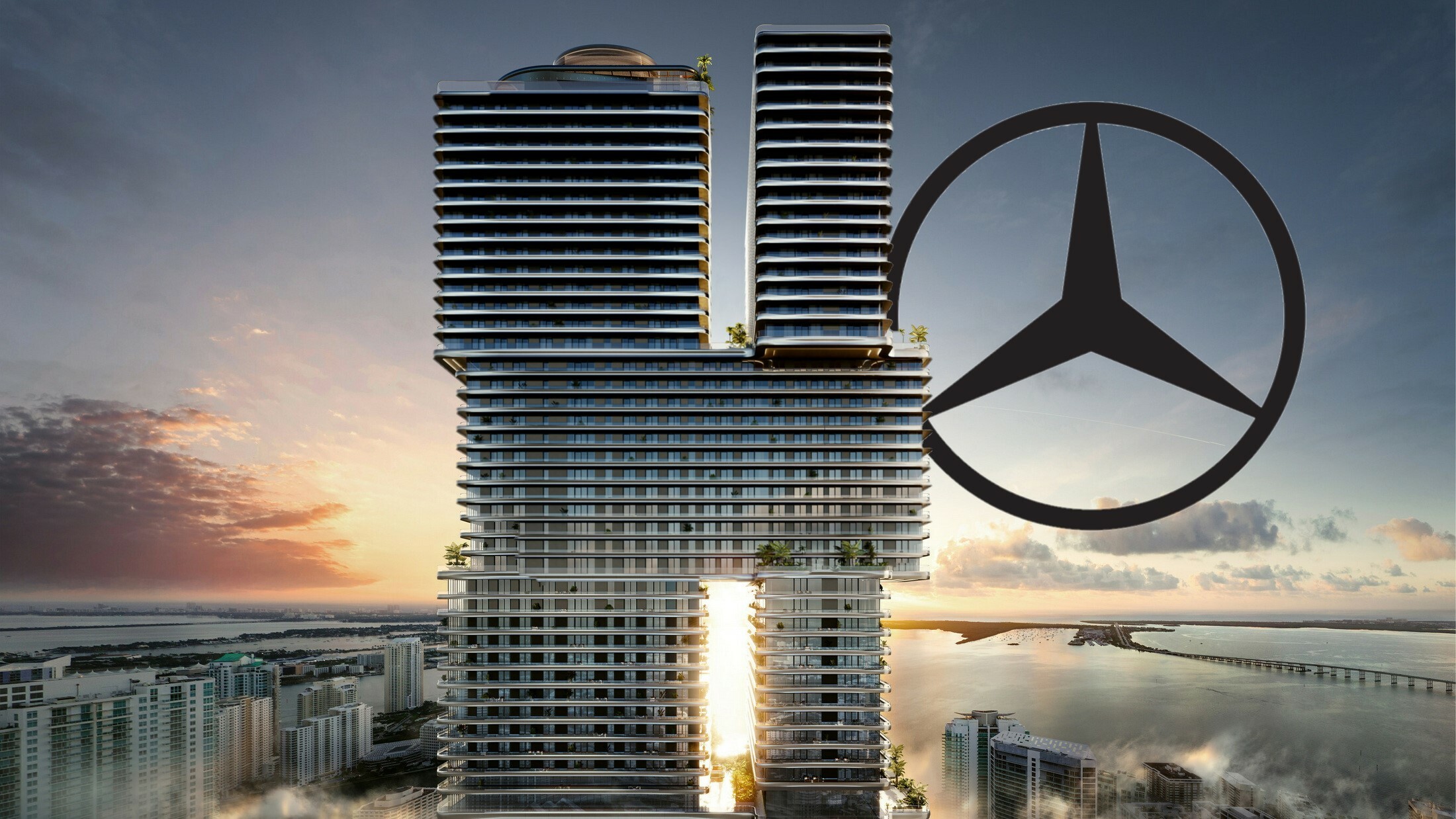 Mercedes-Benz Joins Condo Craze With 67-Story Luxury Miami Tower