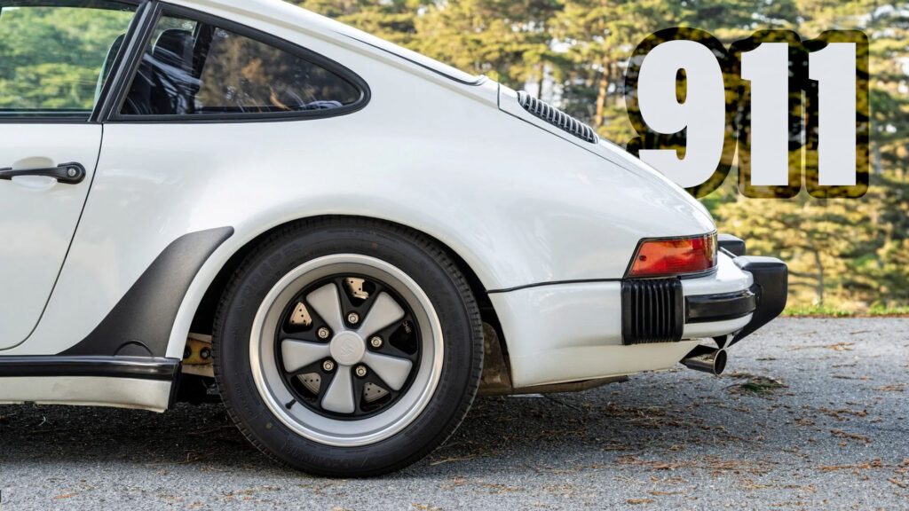  Rare Turbo Fenders And Factory Wing-Delete Make This 911 Look Like A Proto-Singer
