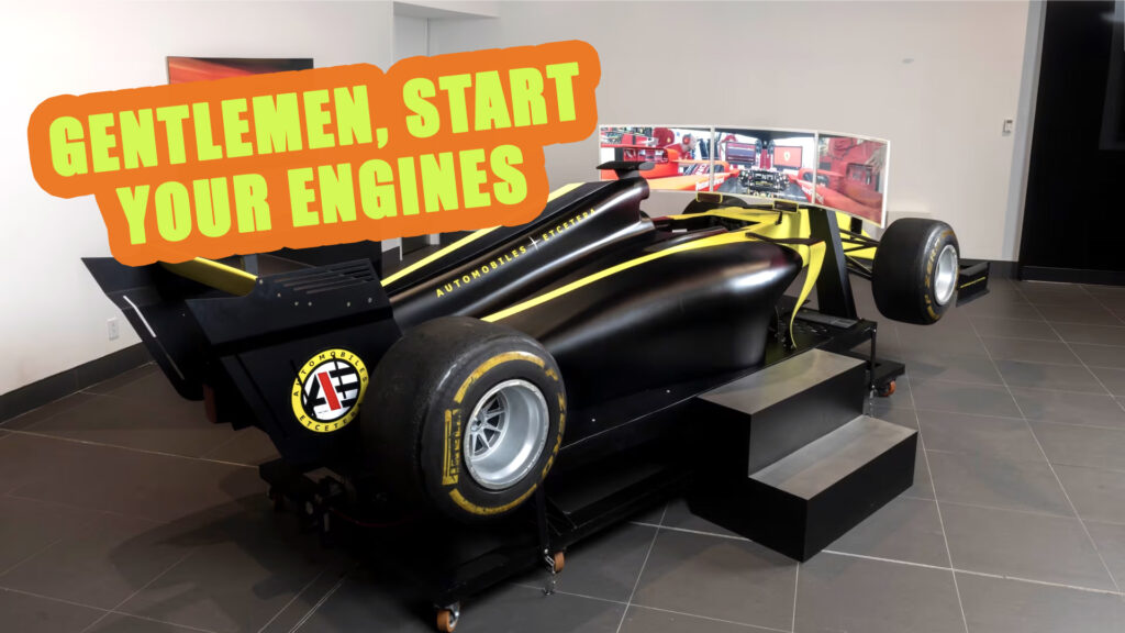  Full-Size F1 Simulator Will Take Your Man Cave To The Next Level