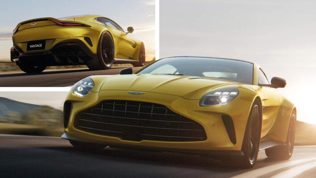  2025 Aston Martin Vantage Stuns With 656 HP V8 And Styling Like Its Big Brothers