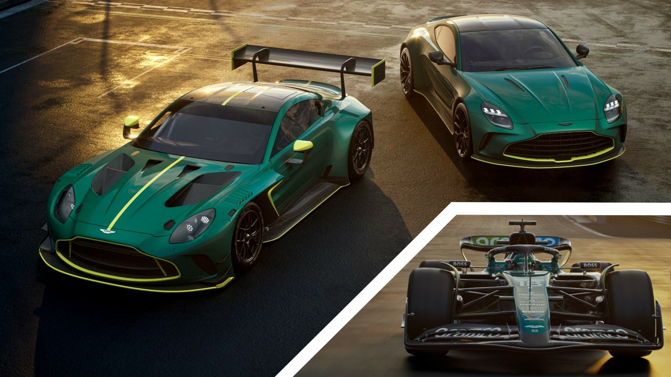 Aston Martin Redefines Speed and Elegance with Release of Vantage GT3 Racer and AMR24 F1 Single-Seater